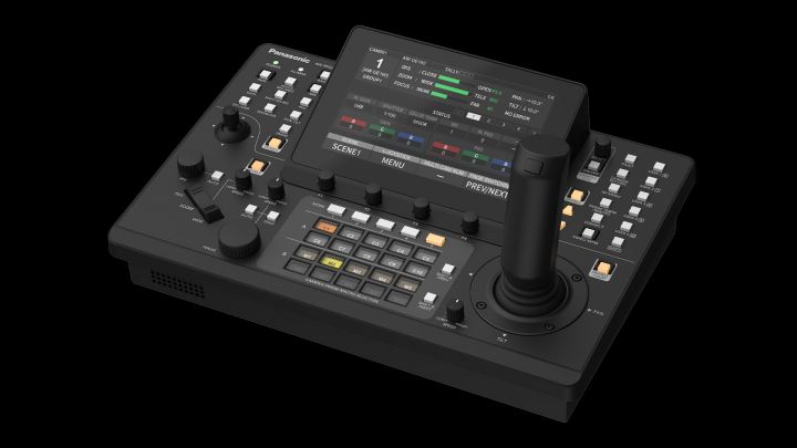 Panasonic AW-RP200: Kamera-Steuereinheit mit Makros und zwei Joysticks