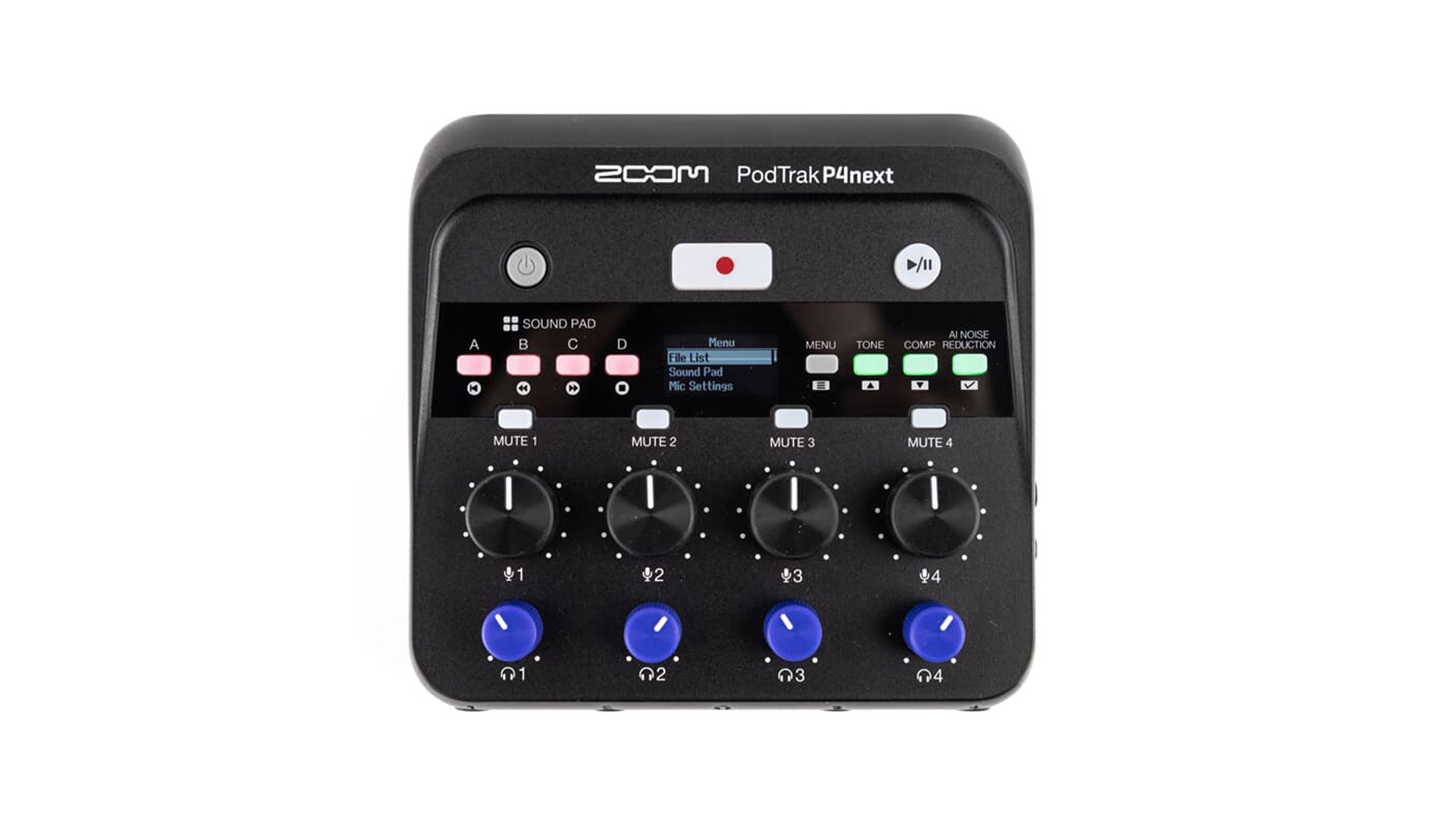 Zoom Podtrak P4next: Podcast-Mischer mit Automatik-Funktionen