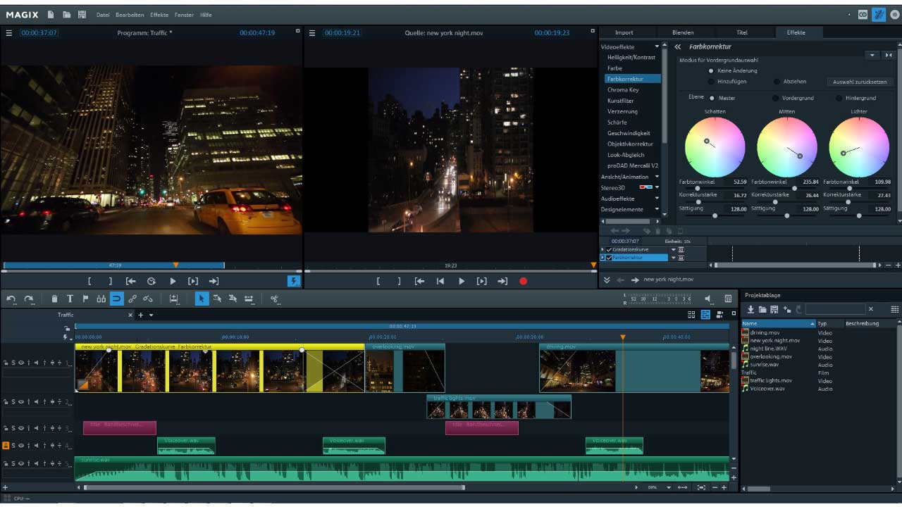 magix video pro x farbk
