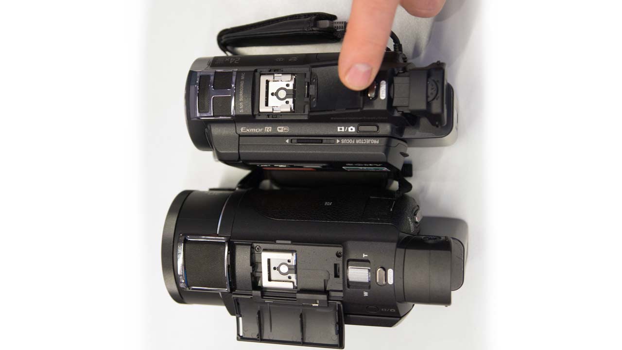 Sony Zubehörschuh Vergleich altneu-09913