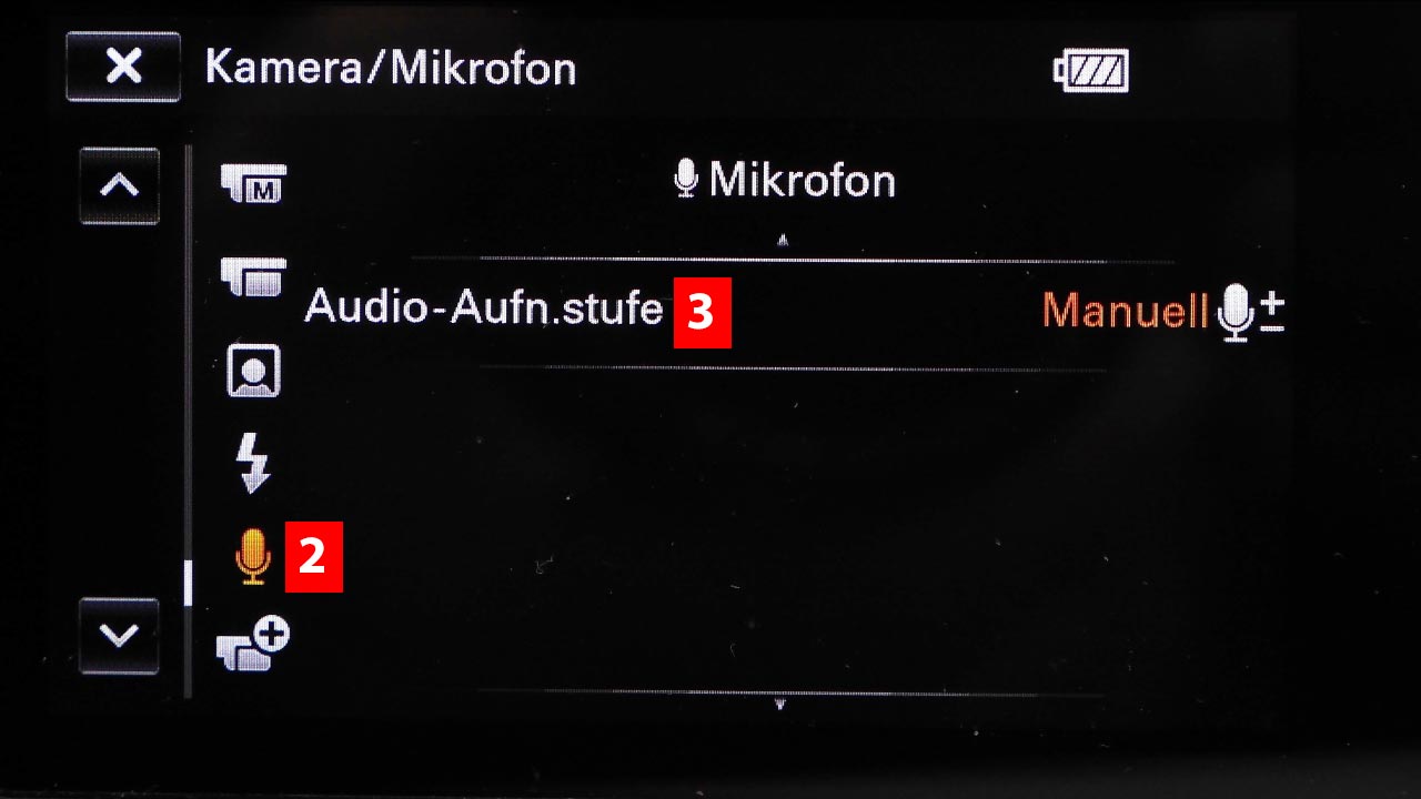 sony fdr ax53 mikro einstellung web