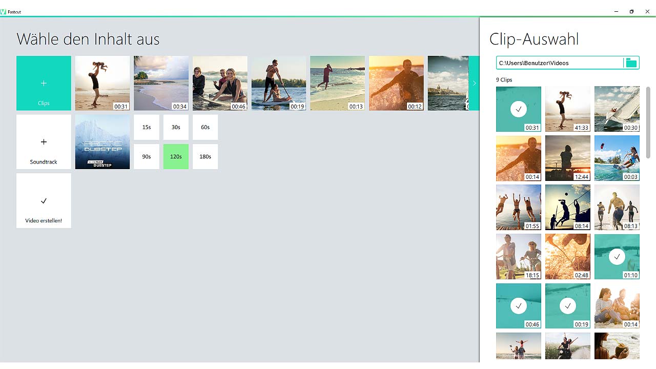 magix fastcut screen web