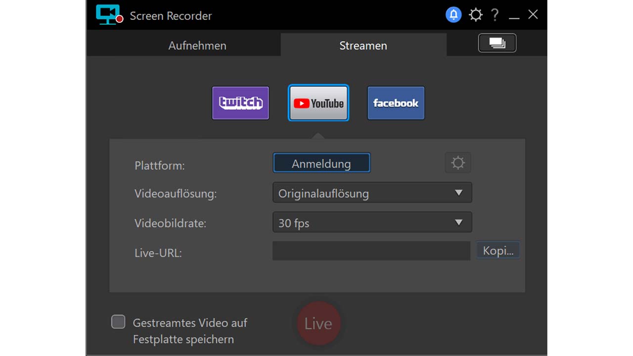 CyberLink Webcam Streaming
