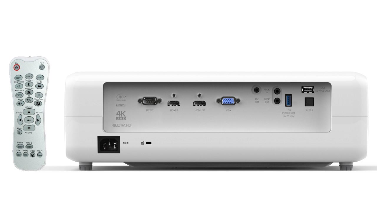 Optoma UHD40 back web