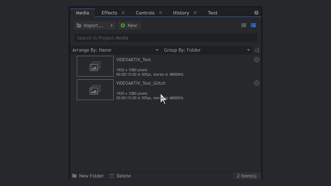 Titelgestaltung HitFilm Express VA 8