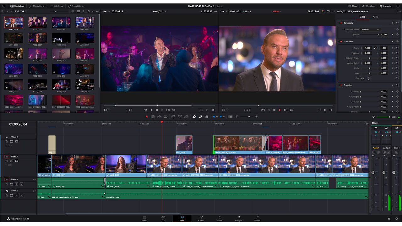 DaVinci Resolve 16 Edit web