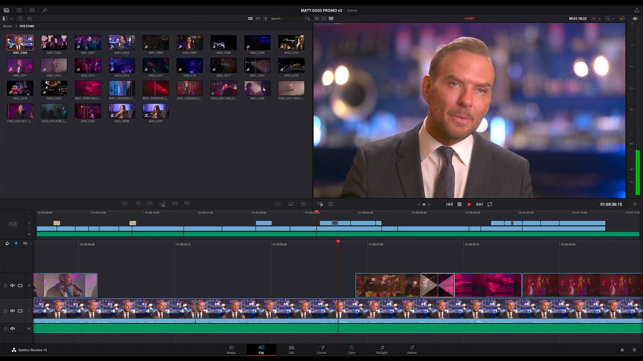 davinci resolve 16 cut
