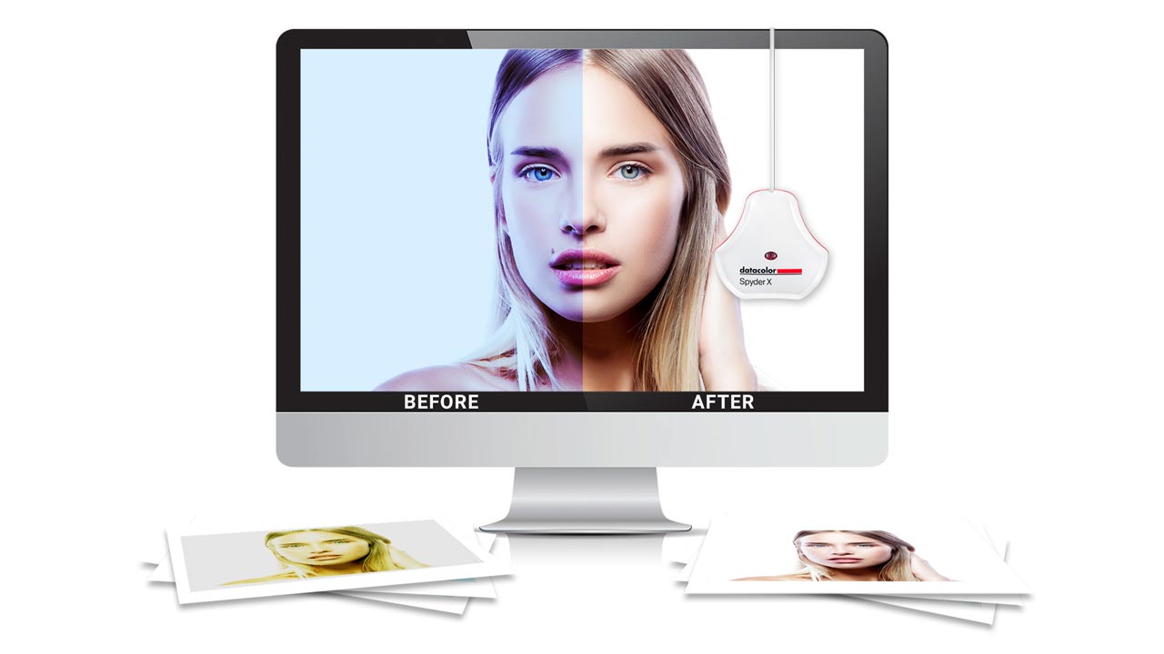 Datacolor SpyderX BeforeAndAfter Portrait