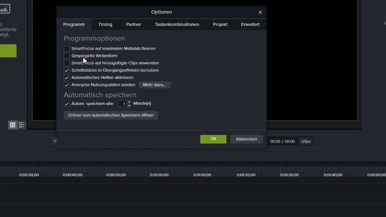 TechSmith Camtasia Shortcuts
