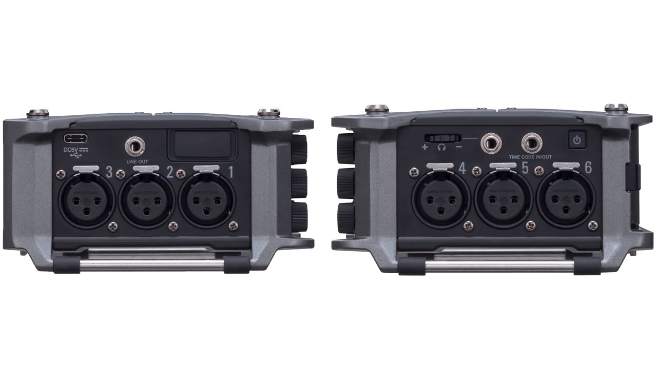 Zoom F6 leftright side