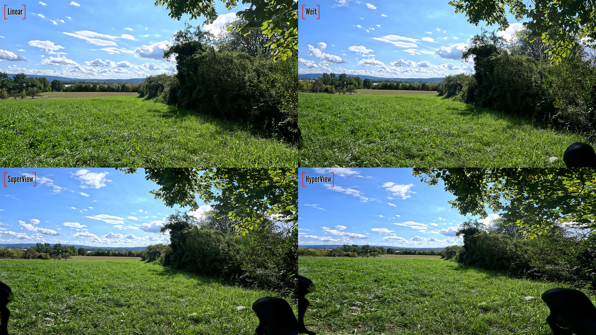 GoPro Hero 11 Brennweitenvergleich