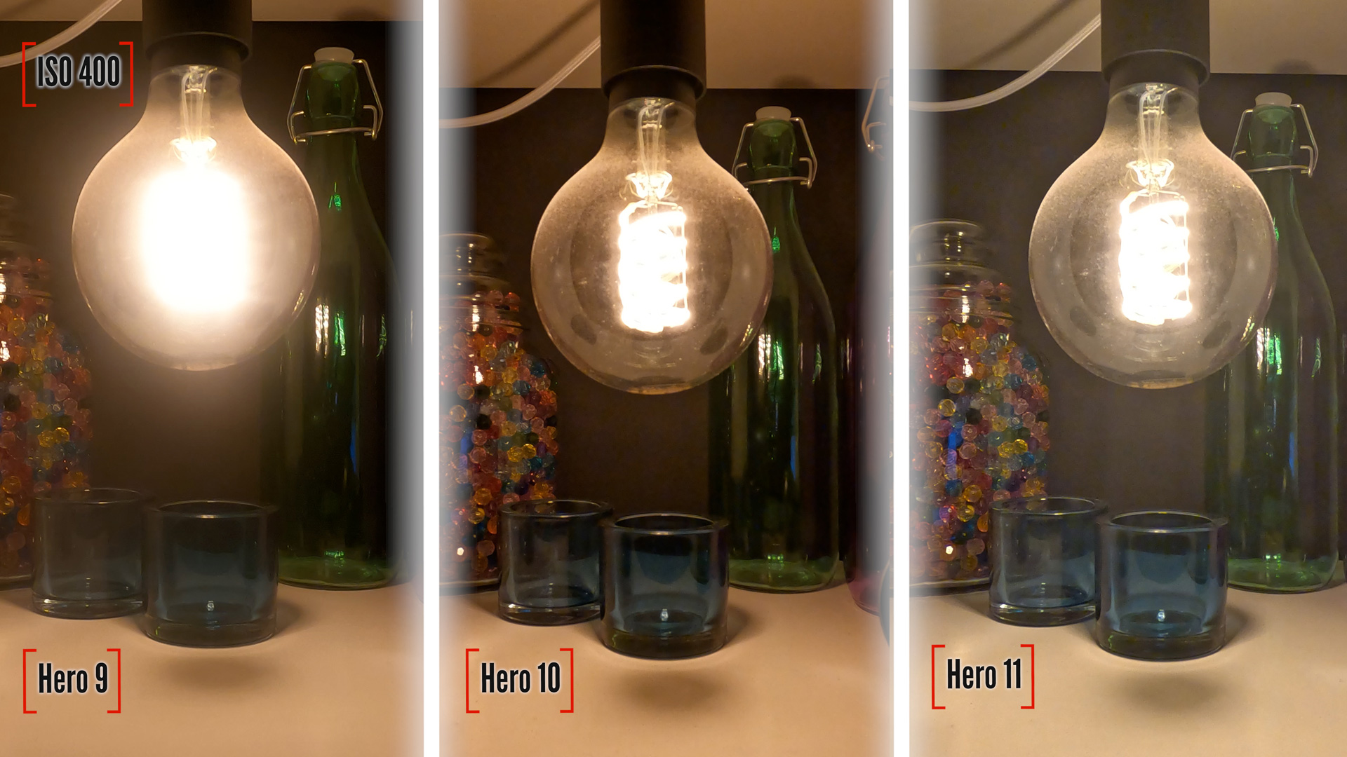 GoPro Hero 11 ISO 400 vergleich