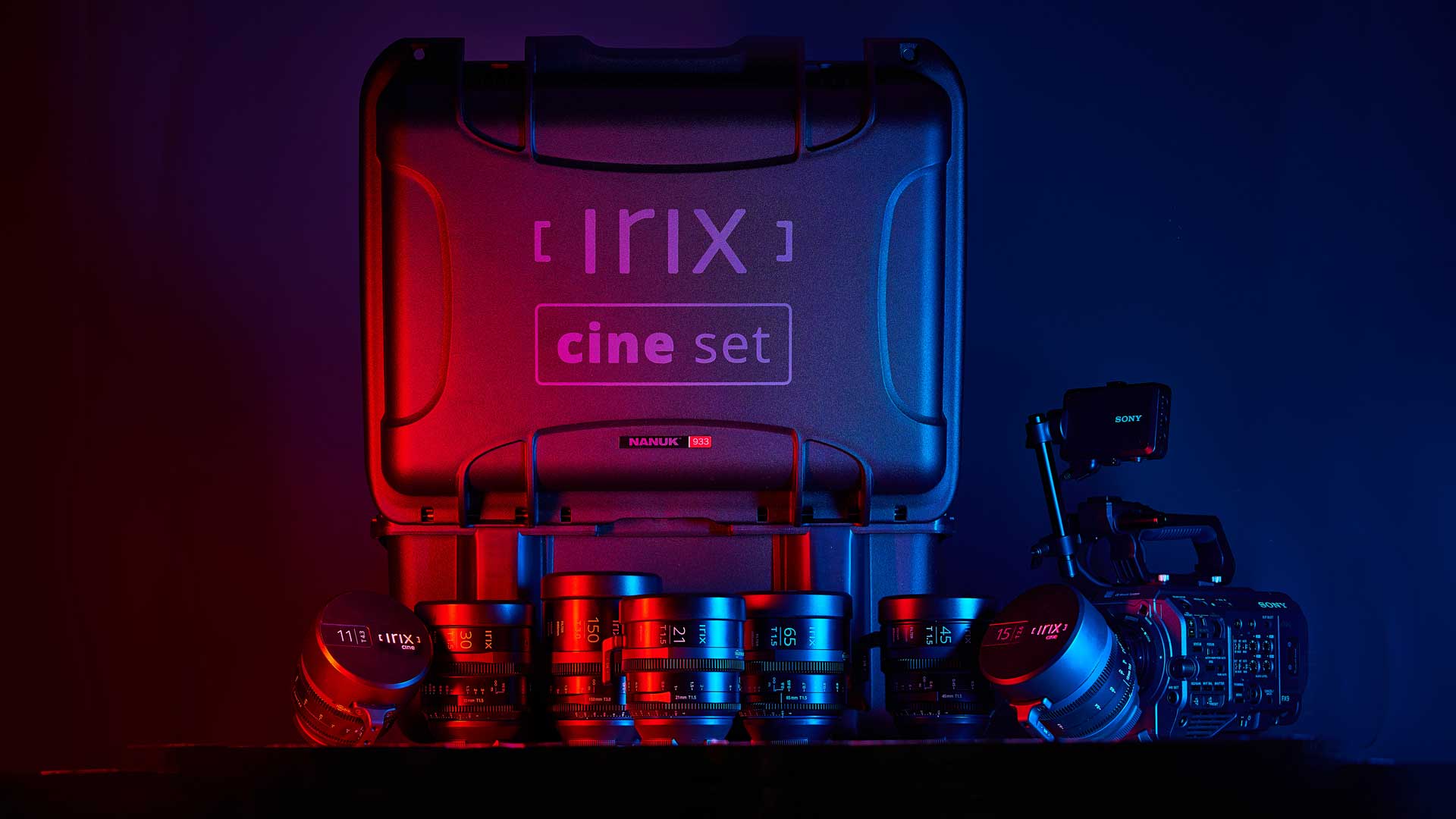 Irix z obiektywami nanuk 6