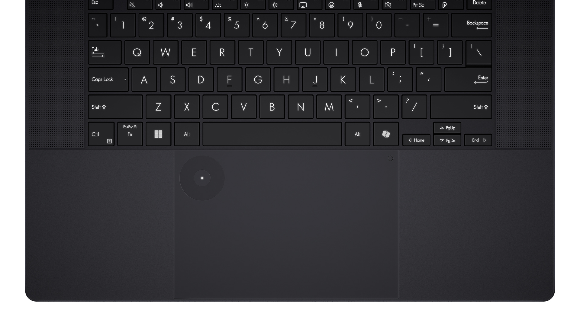 Laptopvergleich Asus P16 Touchpad