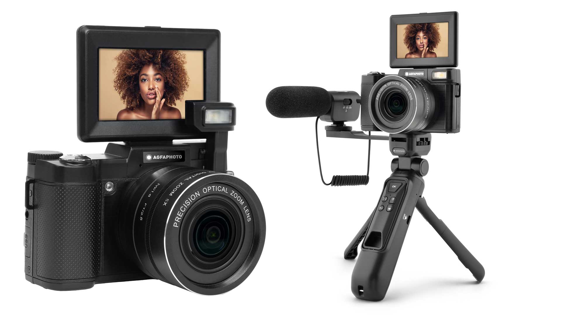 AgfaPhoto Realishot VLG4K-OPT2: Vlog-Kamera für Content-Creator 