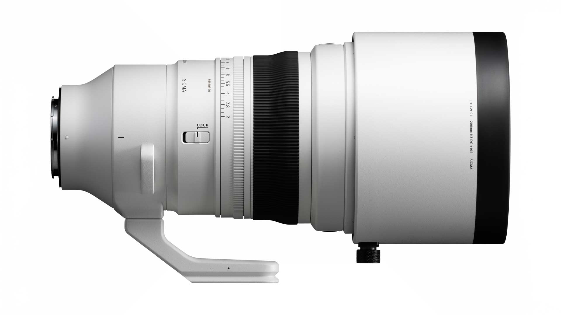 SIGMA 200mm F2 DG OS S L Mount Lock Schalter Horizontal