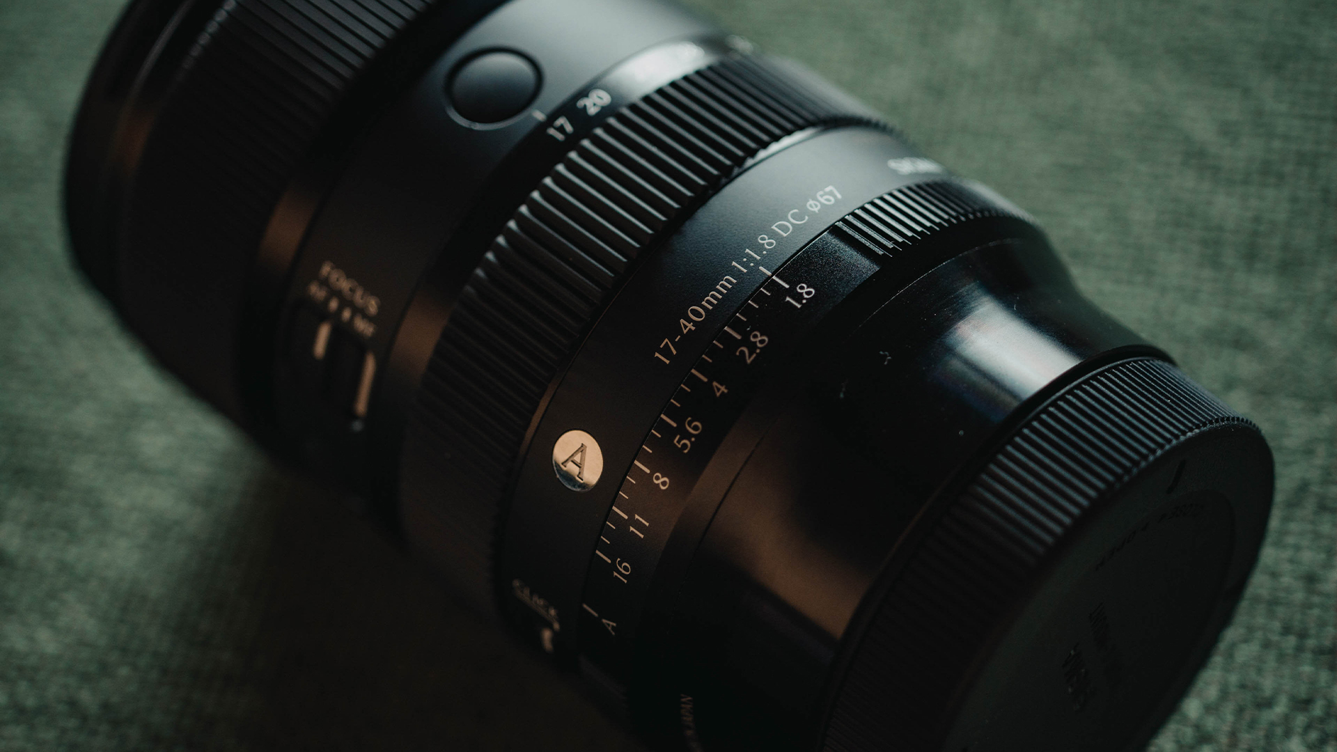Sigma 17 40mm F1 8 Blendenring