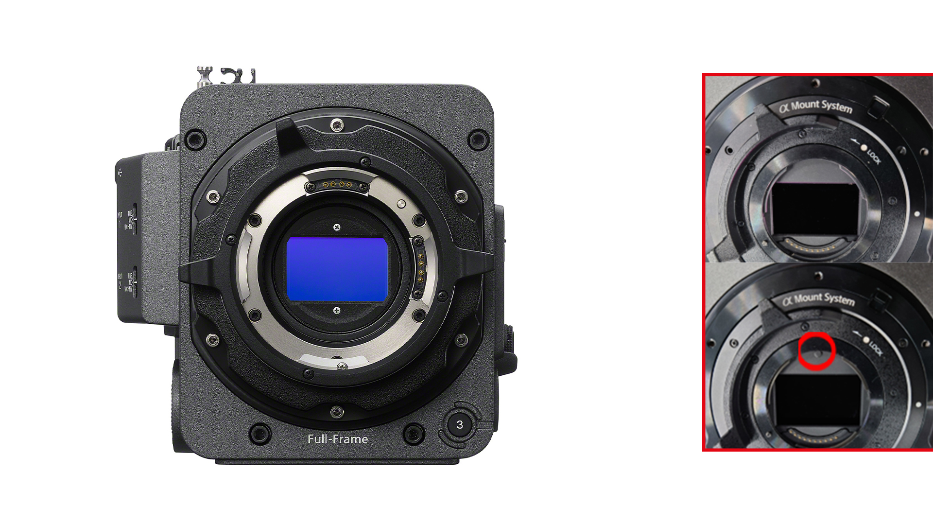 Sony Burano IR Sperrfilter Newstitel