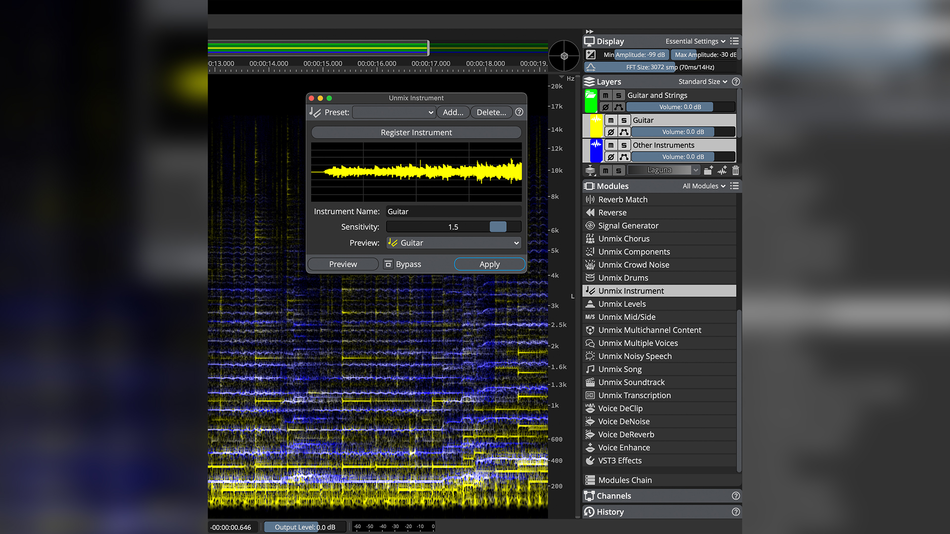 Steinberg Spectralayers 12 Unmix Instrument