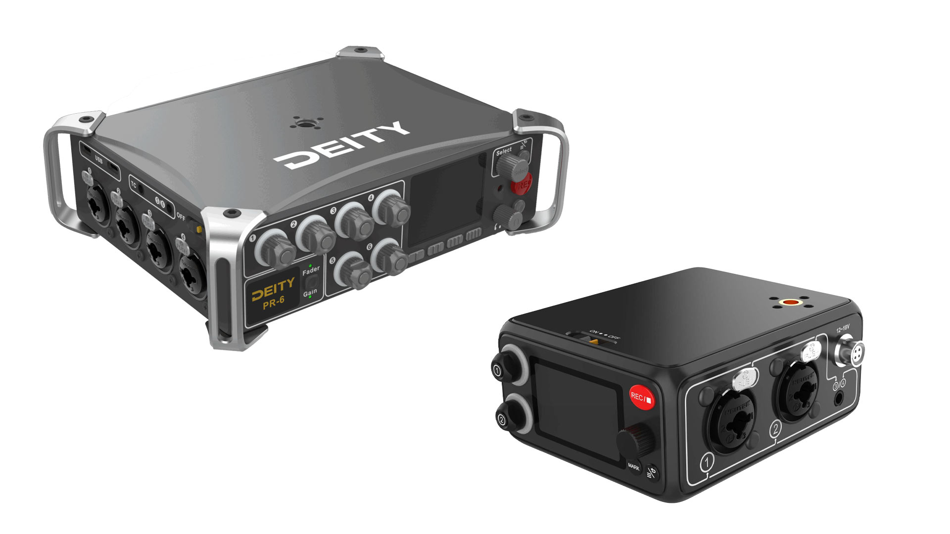 Deity PR-4 und PR-6: Mehrspur-Fieldrecorder mit drahtlosem Timecode-Master