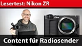 Lesertest: Nikon ZR beim Dreh für Radiosender und für Imagevideos