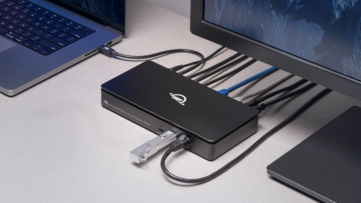 OWC Thunderbolt 5 Dual 10GbE Network Dock: mehr Anschlüsse für den Rechner