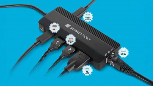 Sonnet Echo 6 USB-C 5GbE Multi Hub: macht das Laptop zur Workstation