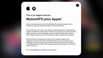 Apple kauft MotionVFX: Verstärkung für das Apple Creator Studio