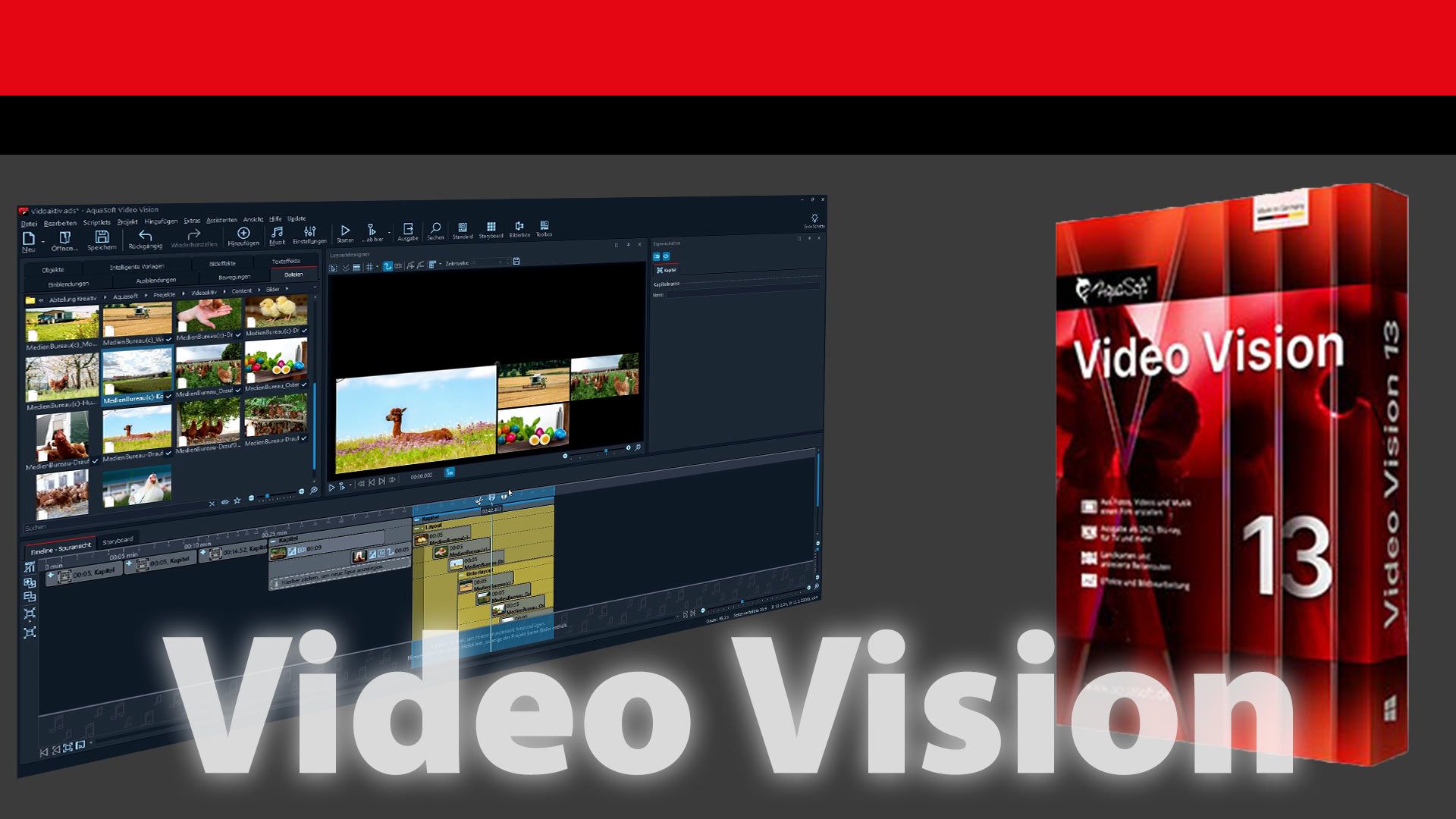 Test: AquaSoft Video Vision - Videoschnittprogramm mit Diashow-Schwerpunkt
