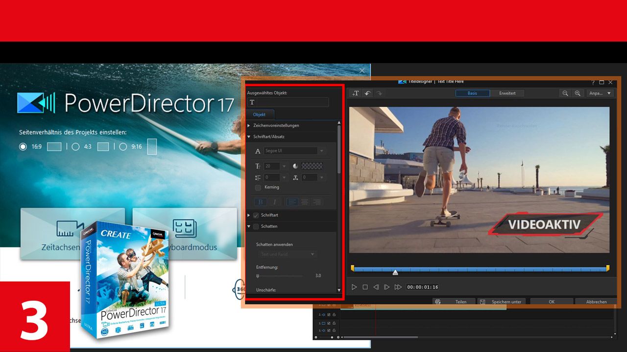 Ratgeber: Effekte beim Videoschnitt - Titel-Design