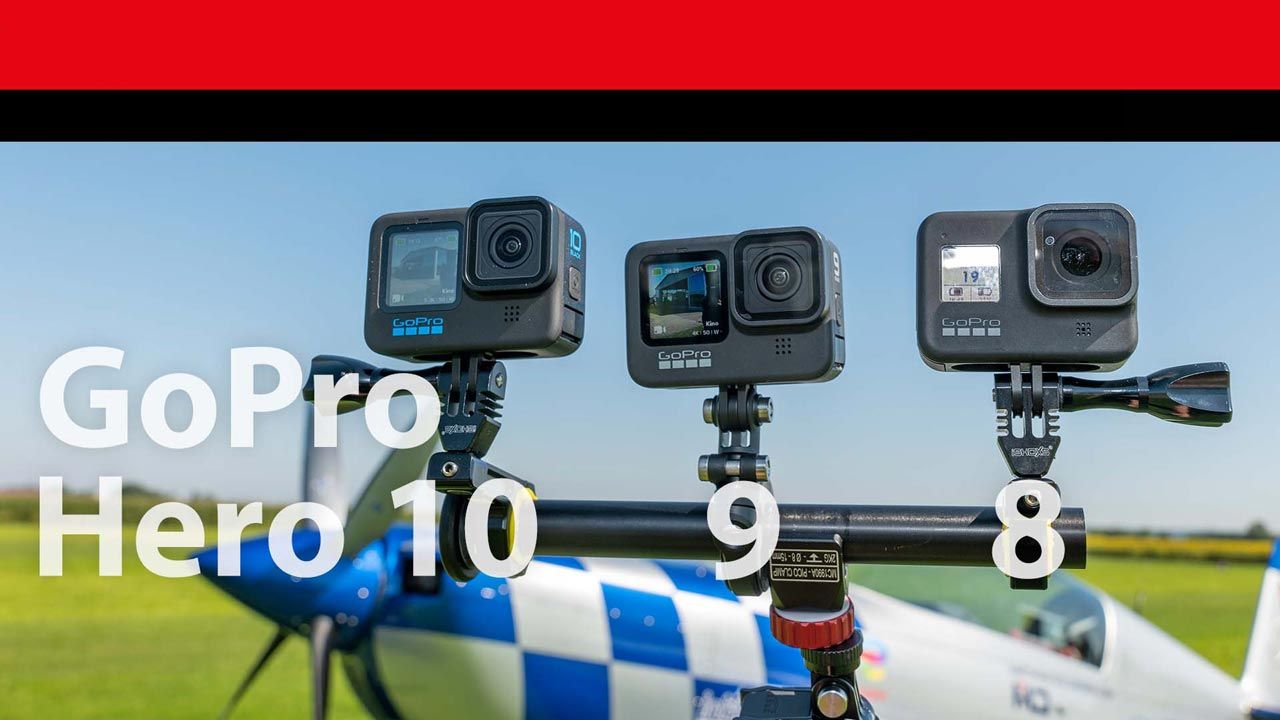 Grou00dfer Testvergleich: GoPro Hero 10 versus Hero 9 und Hero 8