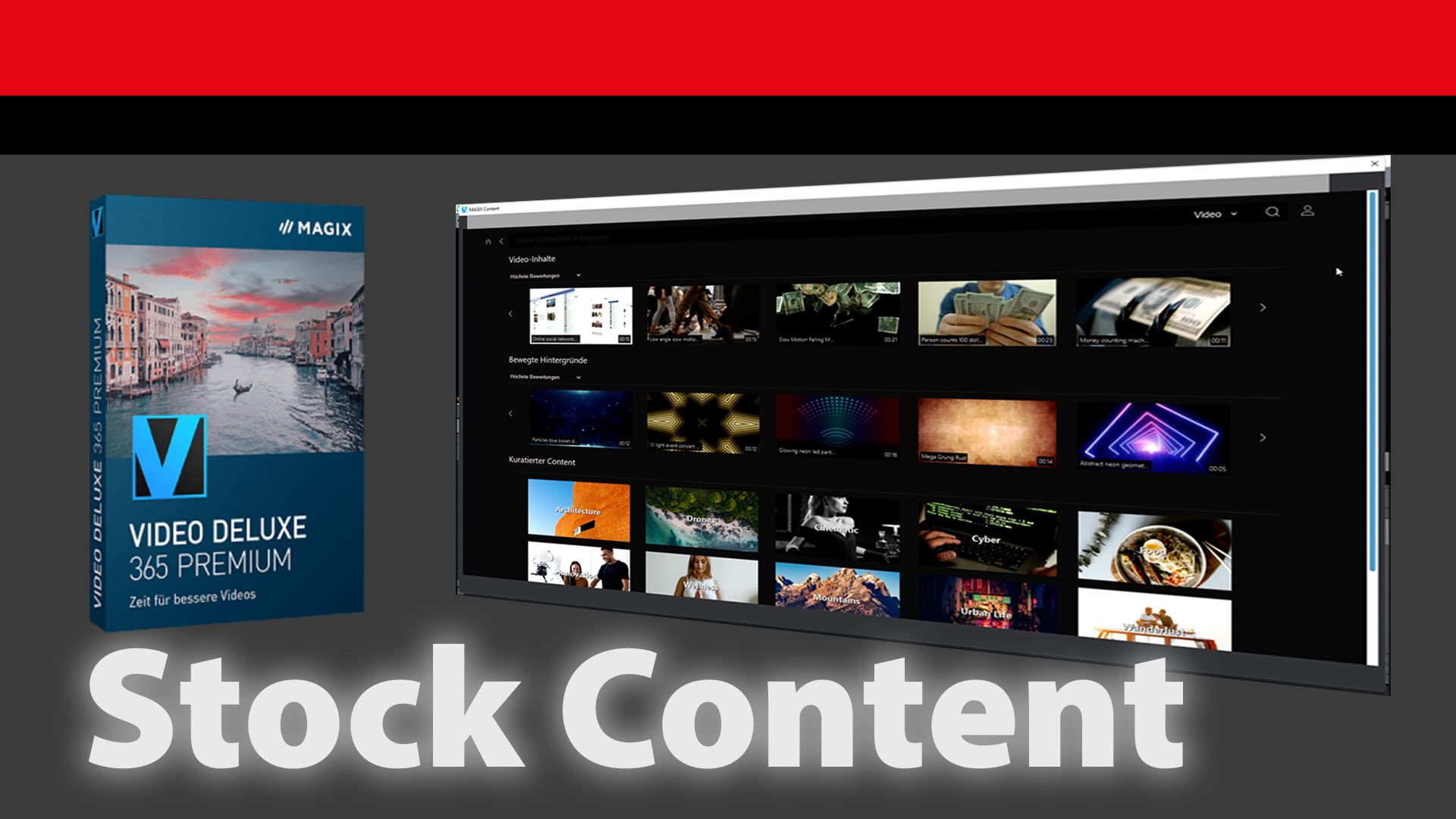 Workshop: Magix Video Deluxe - neues Stockmaterial fu00fcr 365-Abonennten