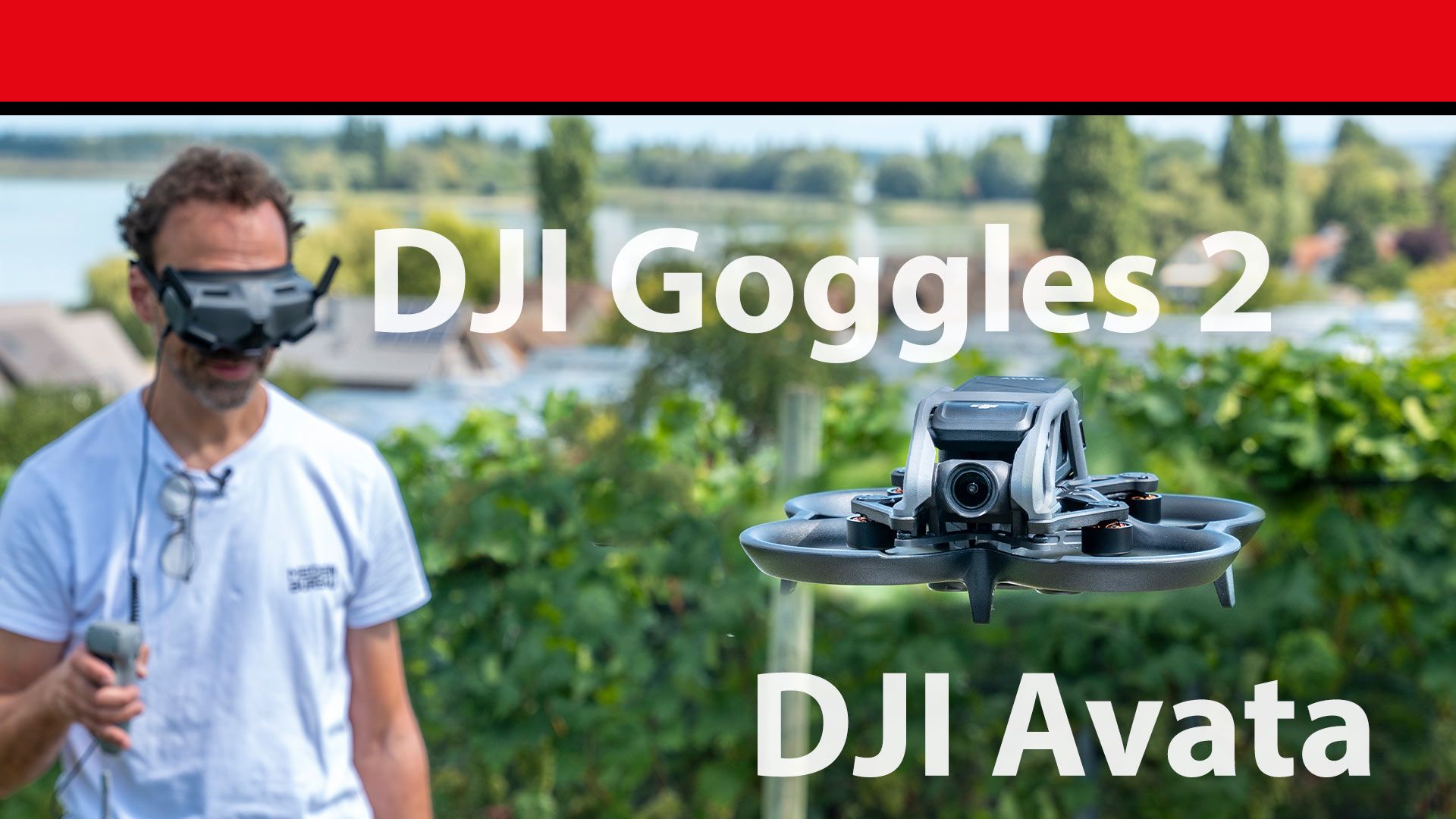 DJI Avata mit DJI Googles 2 - Kameradrohne mit Brille und Steuereinheit