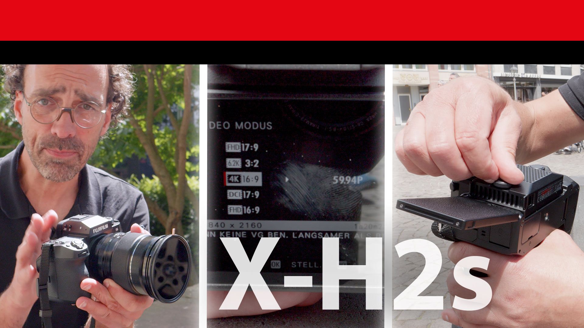 Hands-on: Fujifilm X-H2s als Filmkamera - erstes Test-Footage
