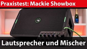Praxistest: Mackie Showbox – akkubetriebener Präsentations-Lautsprecher