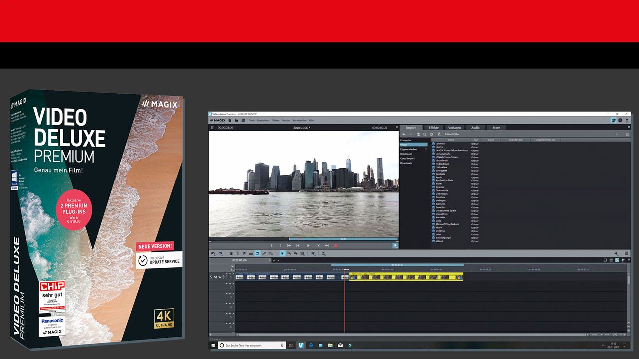 Tutorial: Zoom-Effekt als cineastischer u00dcbergang mit Magix Video Deluxe