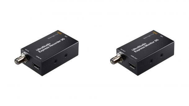 Blackmagic Design UltraStudio Express Recorder 3G und Monitor 3G: kompakte Aufnahme- und Wiedergabe-Werkzeuge