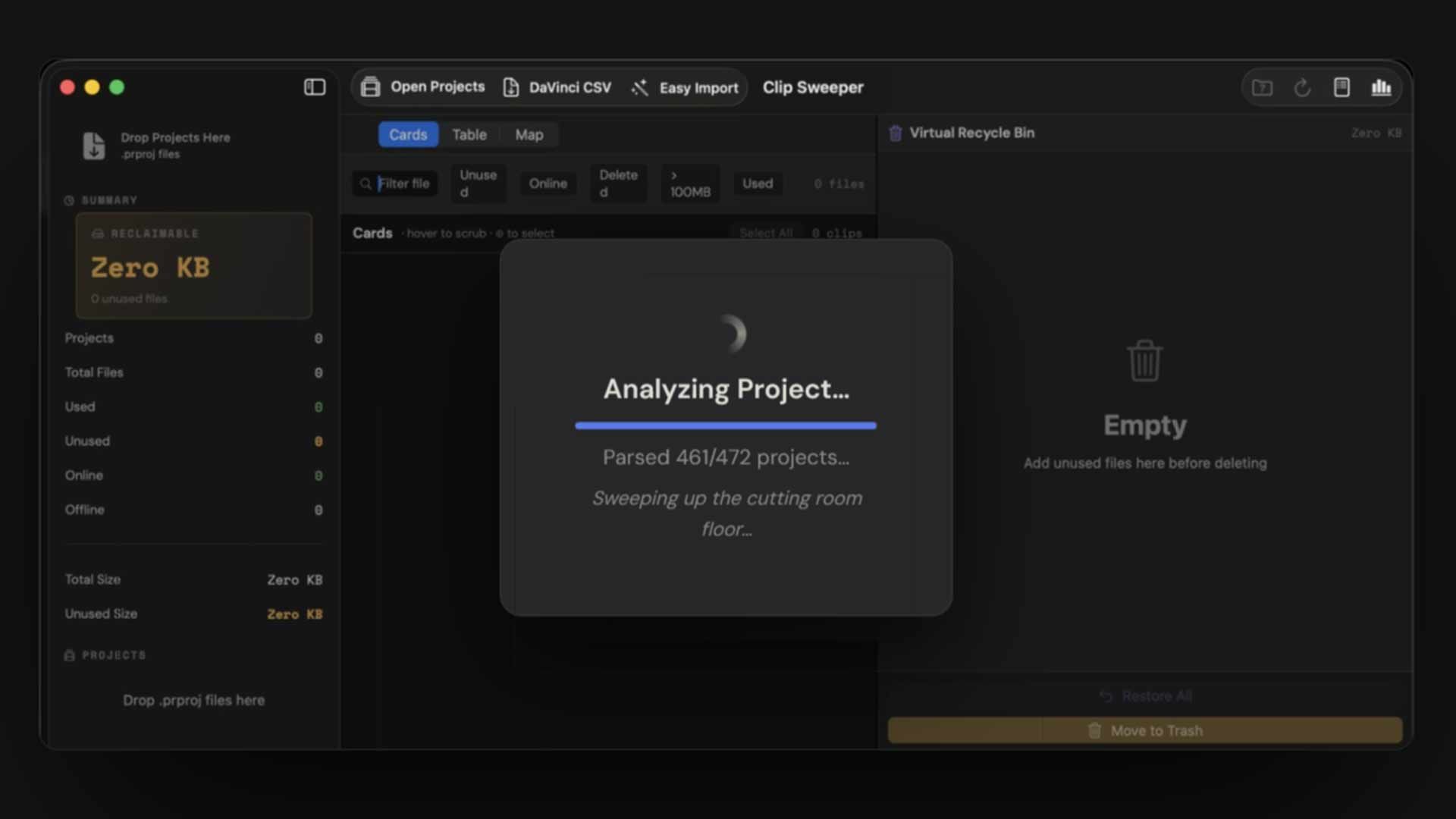 Clip Sweeper: Mac-App räumt Videoprojekte auf