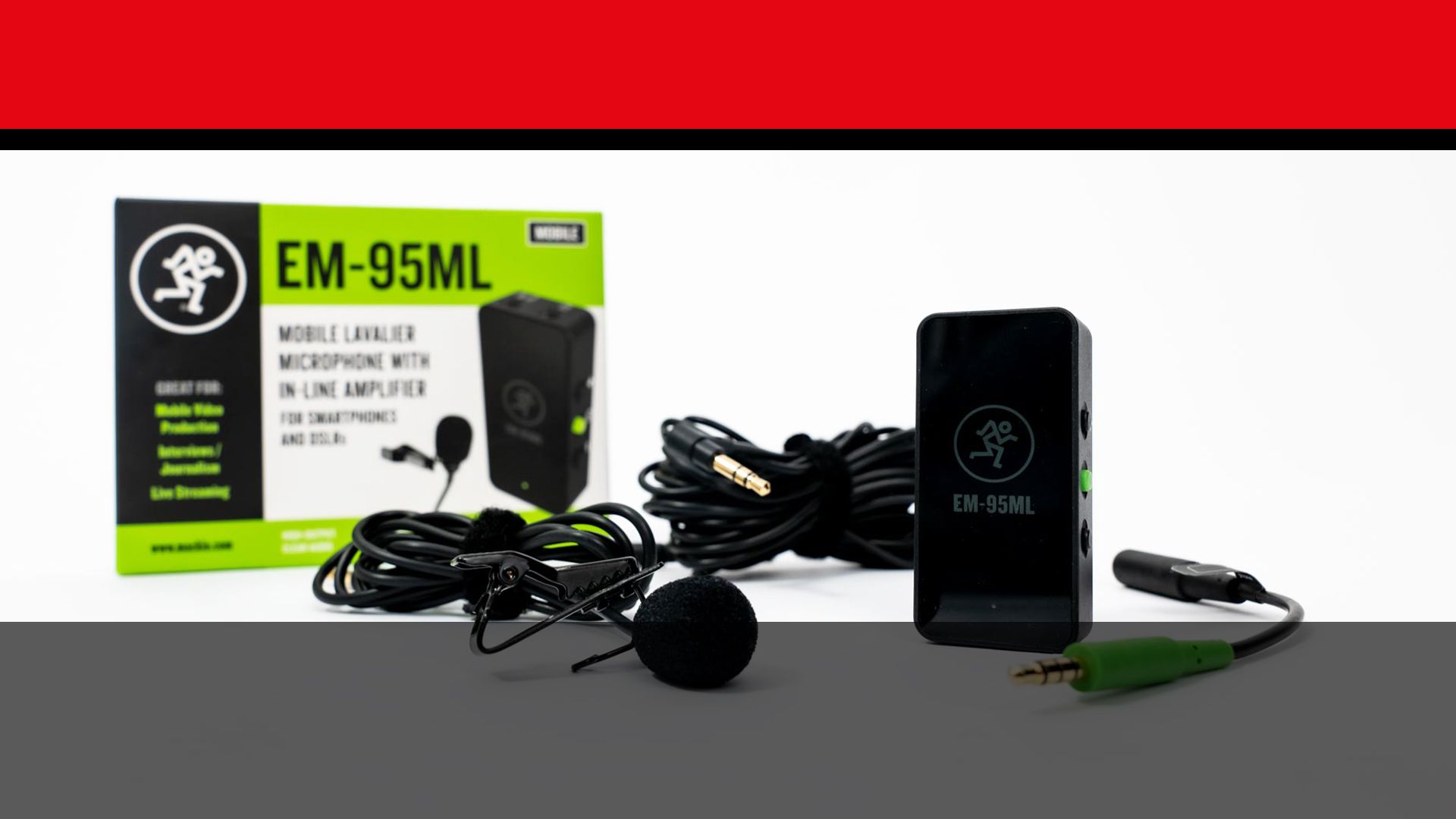 Test: Mackie EM-95ML - kabelgebundenes Lavalier-Mikrofon