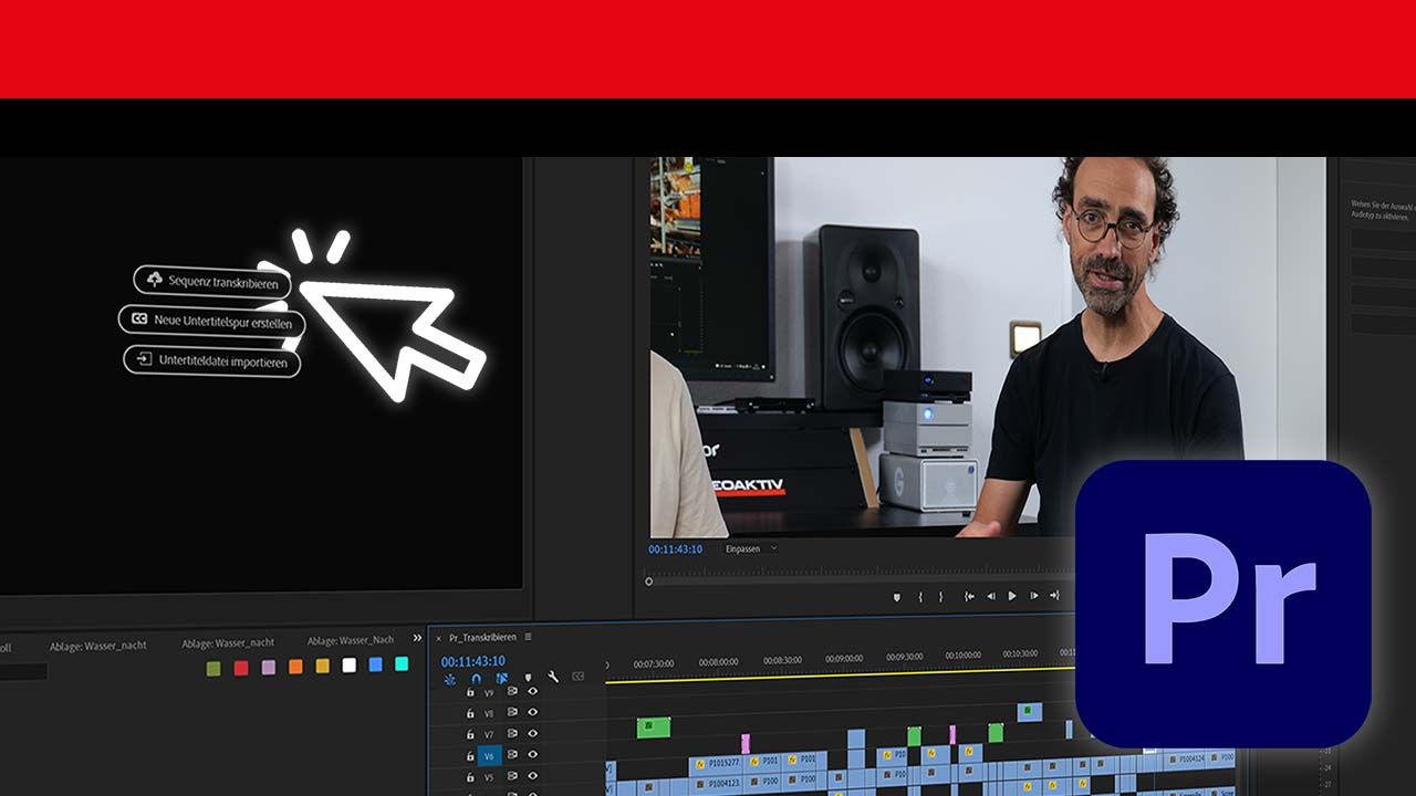 Workshop: Sprache in Text transkribieren mit Adobe Premiere Pro