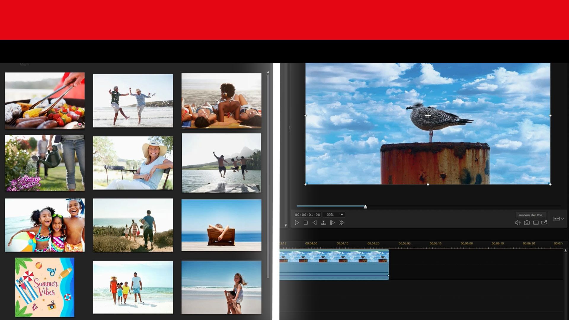 Workshop Cyberlink PowerDirector: Himmel austauschen dank KI