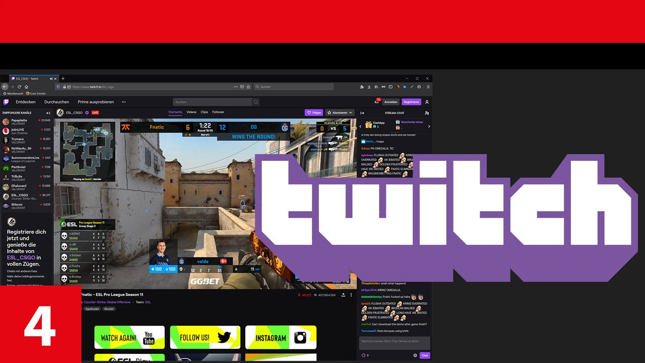 Streaming-Plattformen: Zielgruppe und Funktionen - Twitch