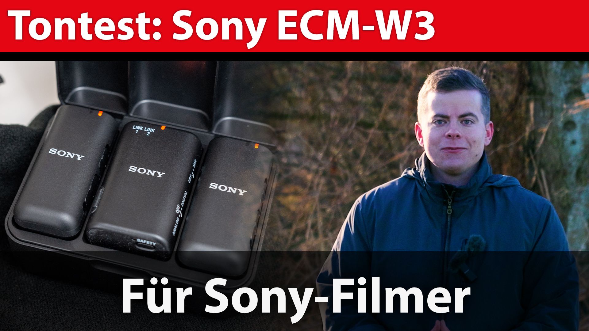 Tontest: Sony ECM-W3: die Funkstrecke fu00fcr Sony-Filmer