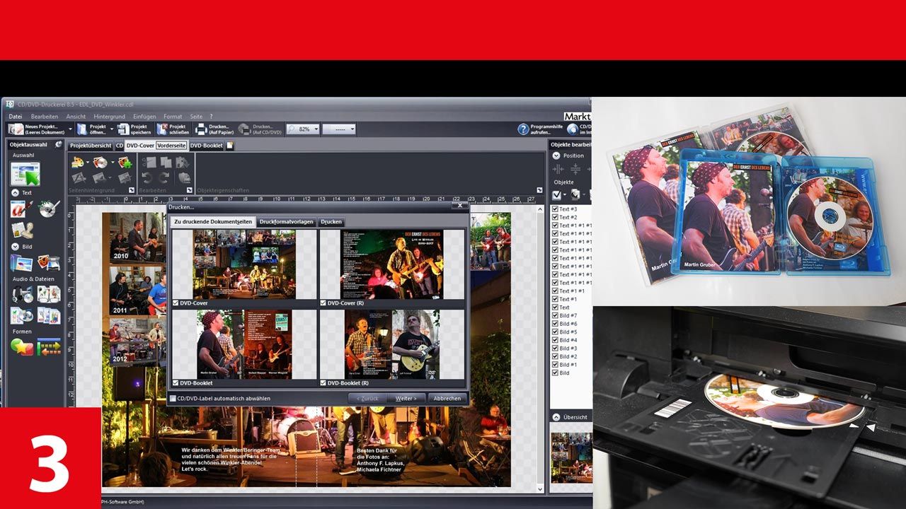 Workshop: Der eigene Film auf Blu-ray-Disc - Cover und Booklet drucken