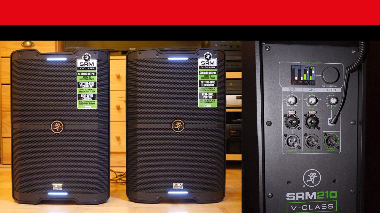 Test: Mackie SRM210 V-Class - kompakte PA-Anlage