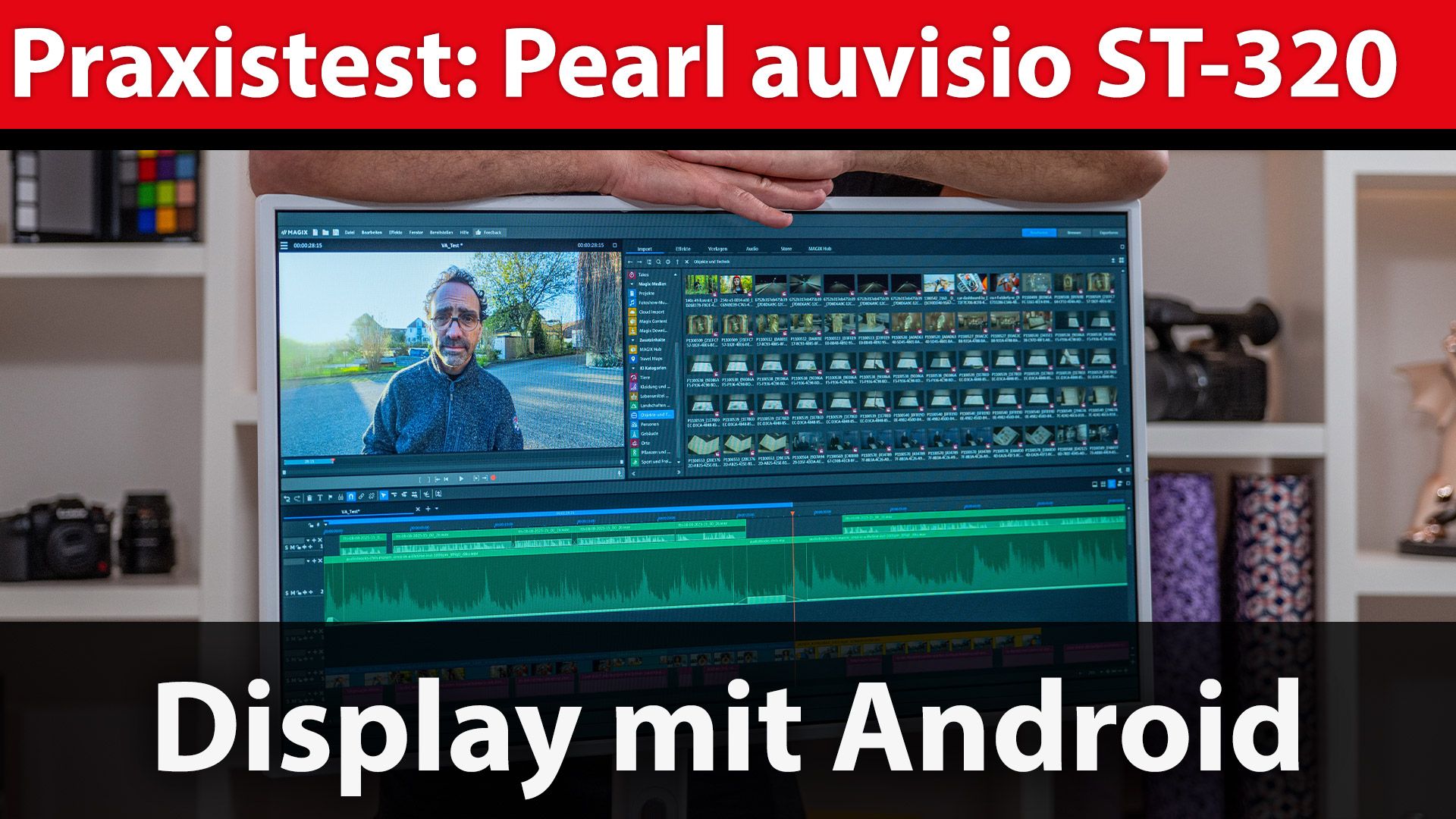 Test: Pearl auvisio ST-320 u2013 mobiler Smart-Bildschirm zur Pru00e4sentation