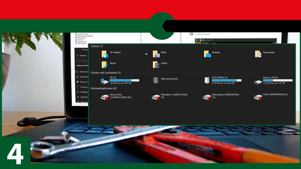 Ratgeber: Systempflege fu00fcr Windows-10-PC - Speicherplatz kontrollieren