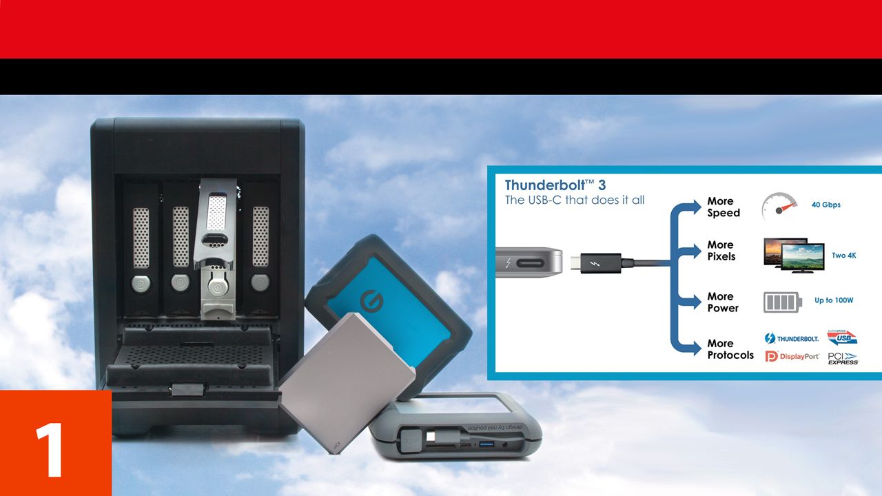 Speicherstrategie: Schnittstellen - USB 3.1, Thunderbolt 3 und mehr