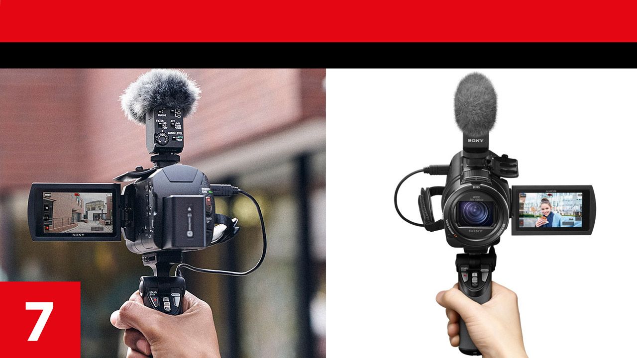 Ratgeber: Vlogger-Kamerasets - Sony FDR-AX 43 plus GP-VPT 2 BT und ECM-B 1 M