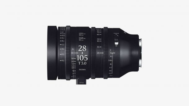 Sigma AF Cine 28-105mm T3 FF: Cine-Zoomobjektiv mit Autofokus ab April erhältlich